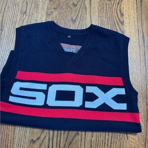 Navy and Red Chicago White Sox Sweater Vest